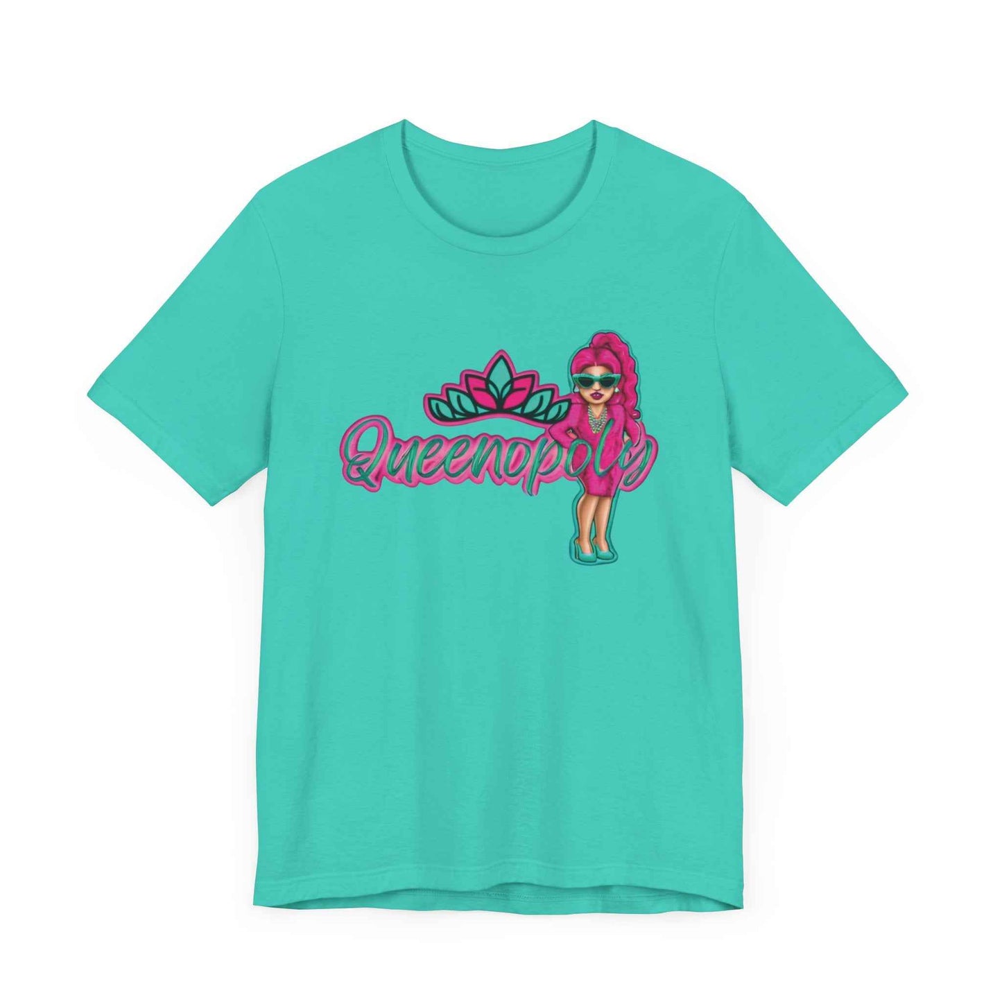 Queen of Paradise Unisex Tee - Vibrant Graphic Short Sleeve T-Shirt