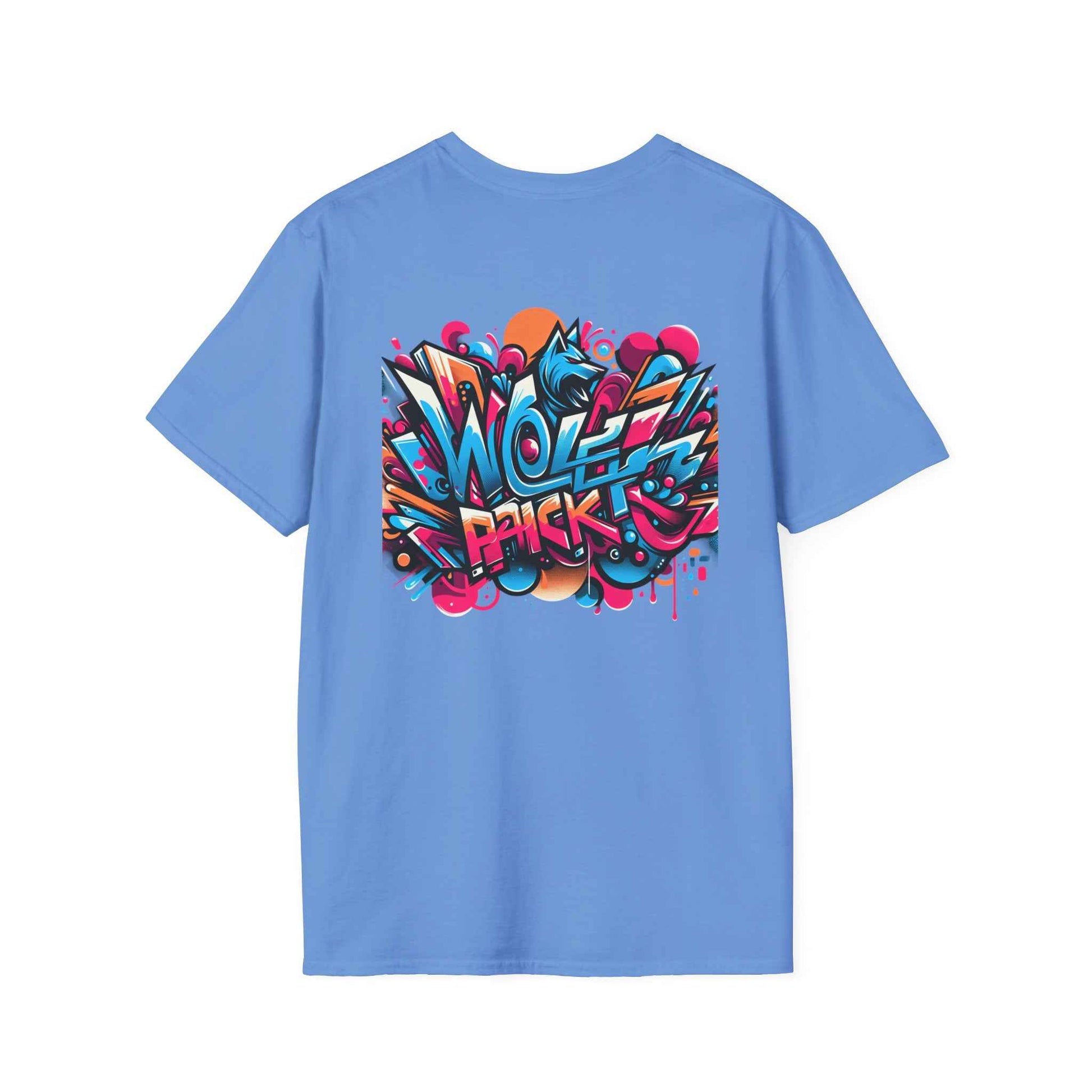 Vibrant Street Art Softstyle T-Shirt - Perfect for Festivals and Everyday Wear