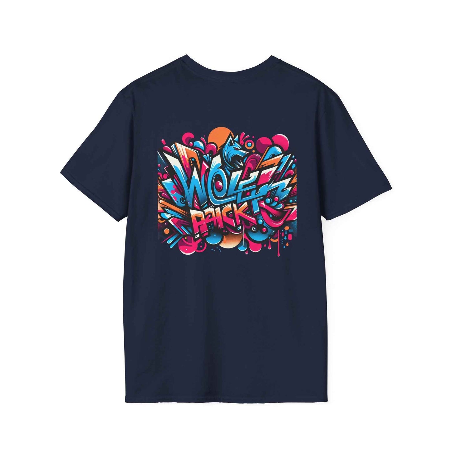 Vibrant Street Art Softstyle T-Shirt - Perfect for Festivals and Everyday Wear