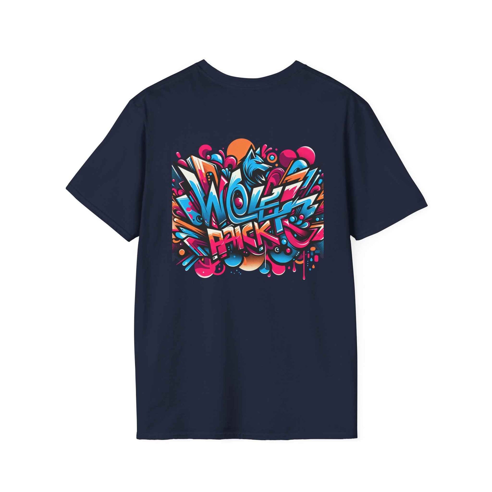 Vibrant Street Art Softstyle T-Shirt - Perfect for Festivals and Everyday Wear