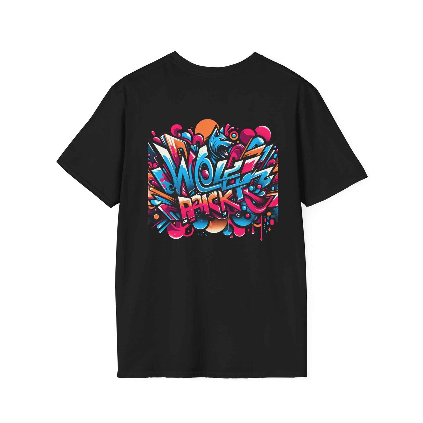 Vibrant Street Art Softstyle T-Shirt - Perfect for Festivals and Everyday Wear