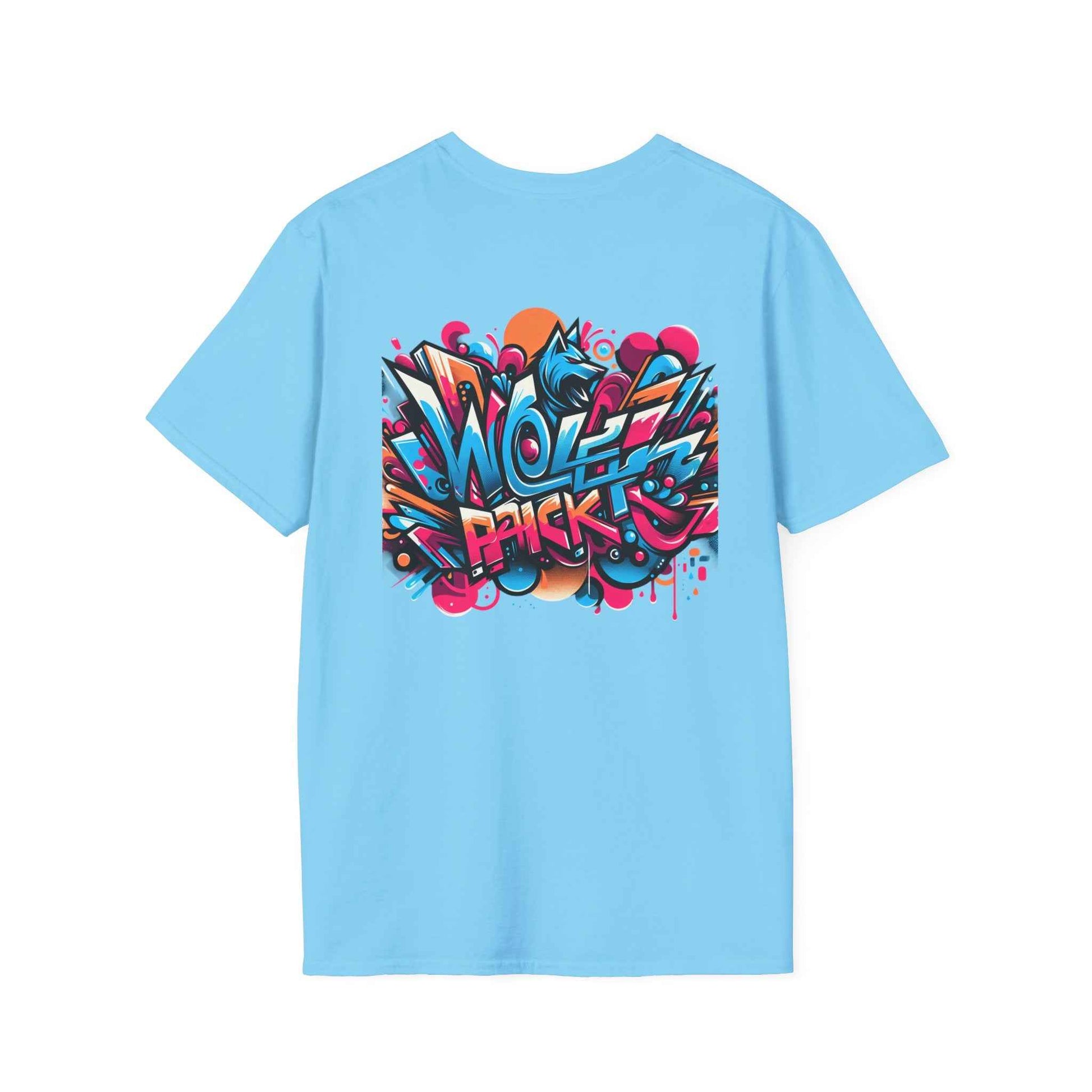 Vibrant Street Art Softstyle T-Shirt - Perfect for Festivals and Everyday Wear