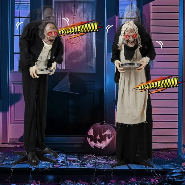 5 FT Maid Halloween Standing Decoration - Wolfpack Gang Apparel