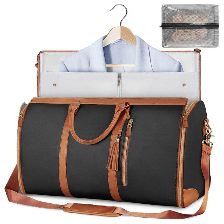 Large Capacity Leather Duffle Bag - Wolfpack Gang Apparel