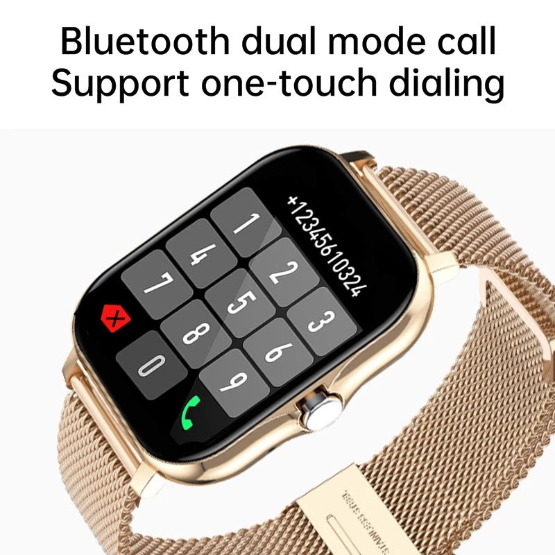 Smart Watch Pedometer Heart Rate Monitoring Bluetooth-compatible Call - Wolfpack Gang Apparel