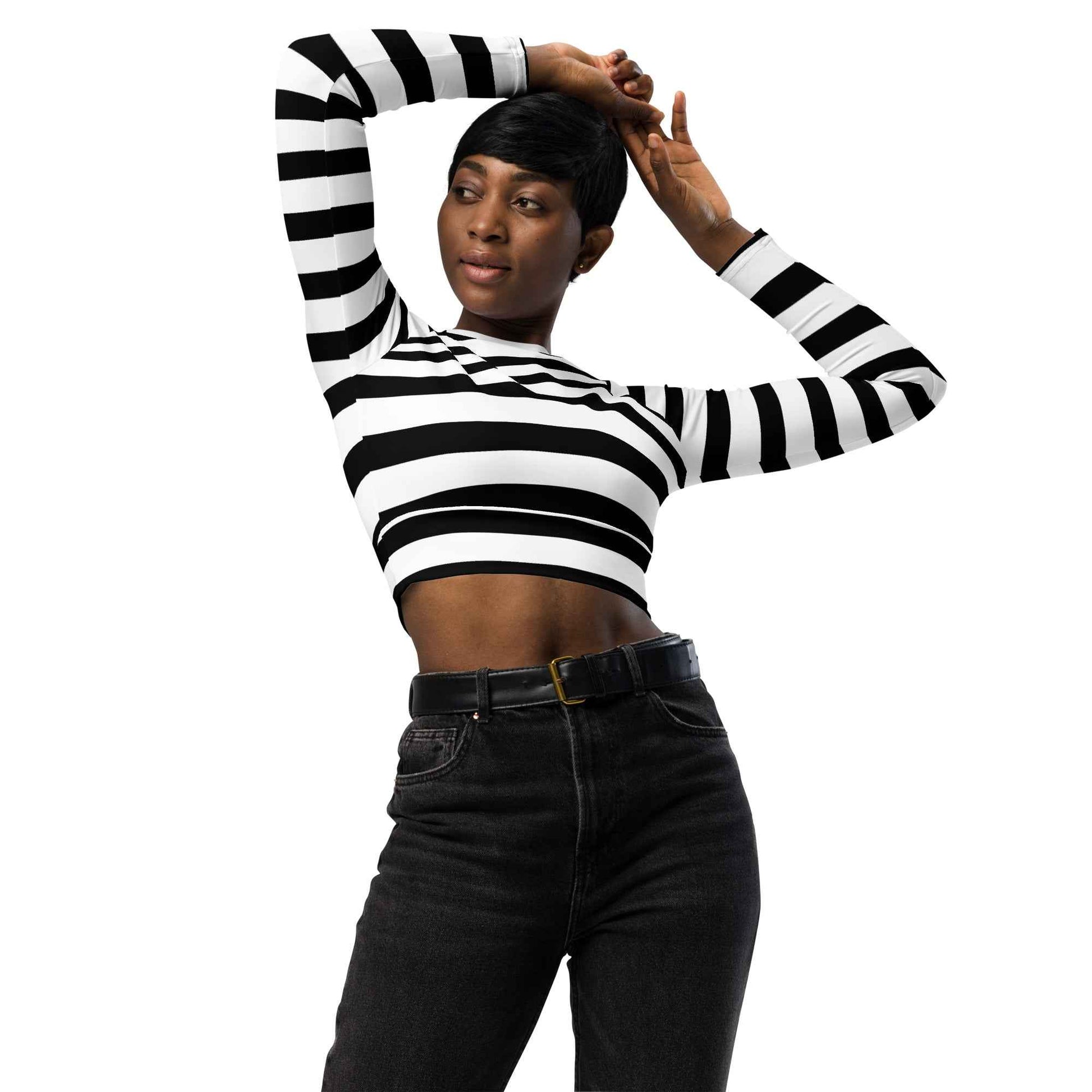 Stripe Crop Top