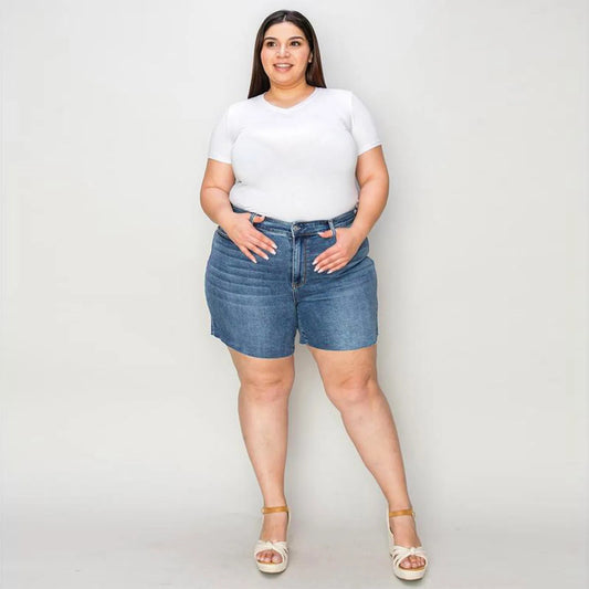 Women's shorts Sizes 4-20 Stretch Denim - Wolfpack Gang Apparel