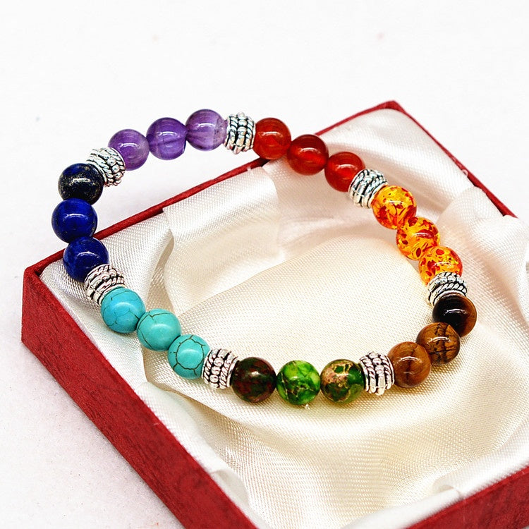 Natural Stone Chakra Bracelet