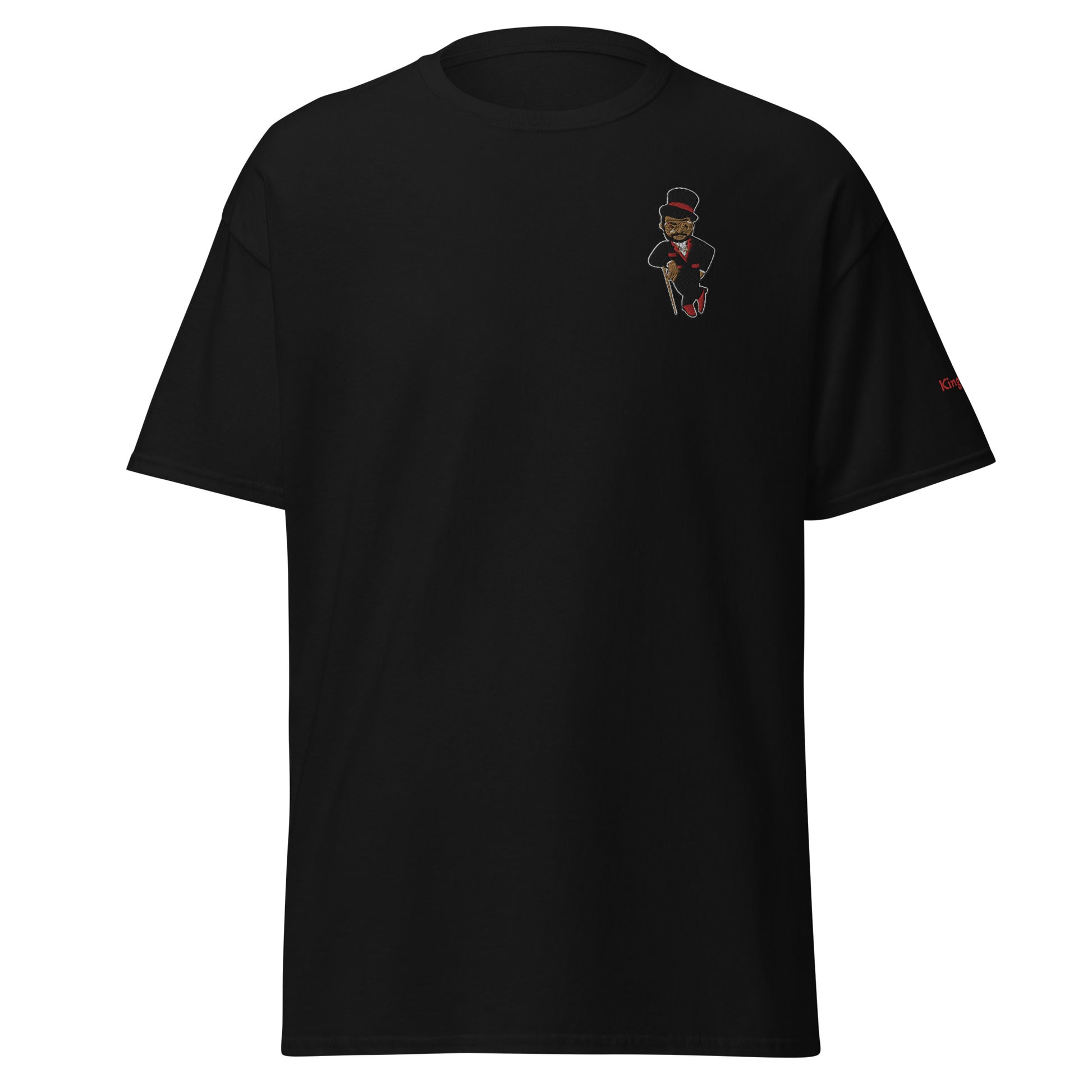 Red KingOpoly Embroidery Tee - Wolfpack Gang Apparel