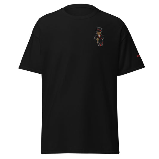 Red KingOpoly Embroidery Tee - Wolfpack Gang Apparel