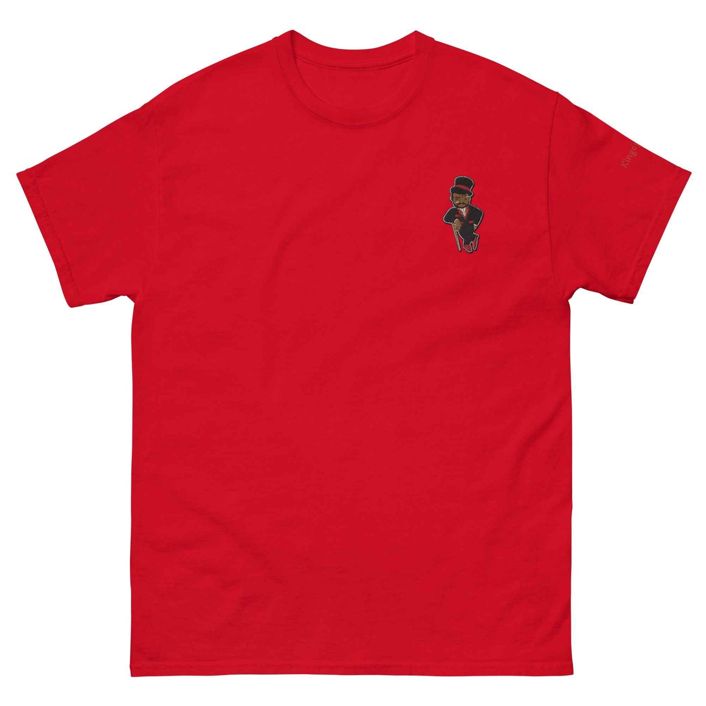 Red KingOpoly Embroidery Tee