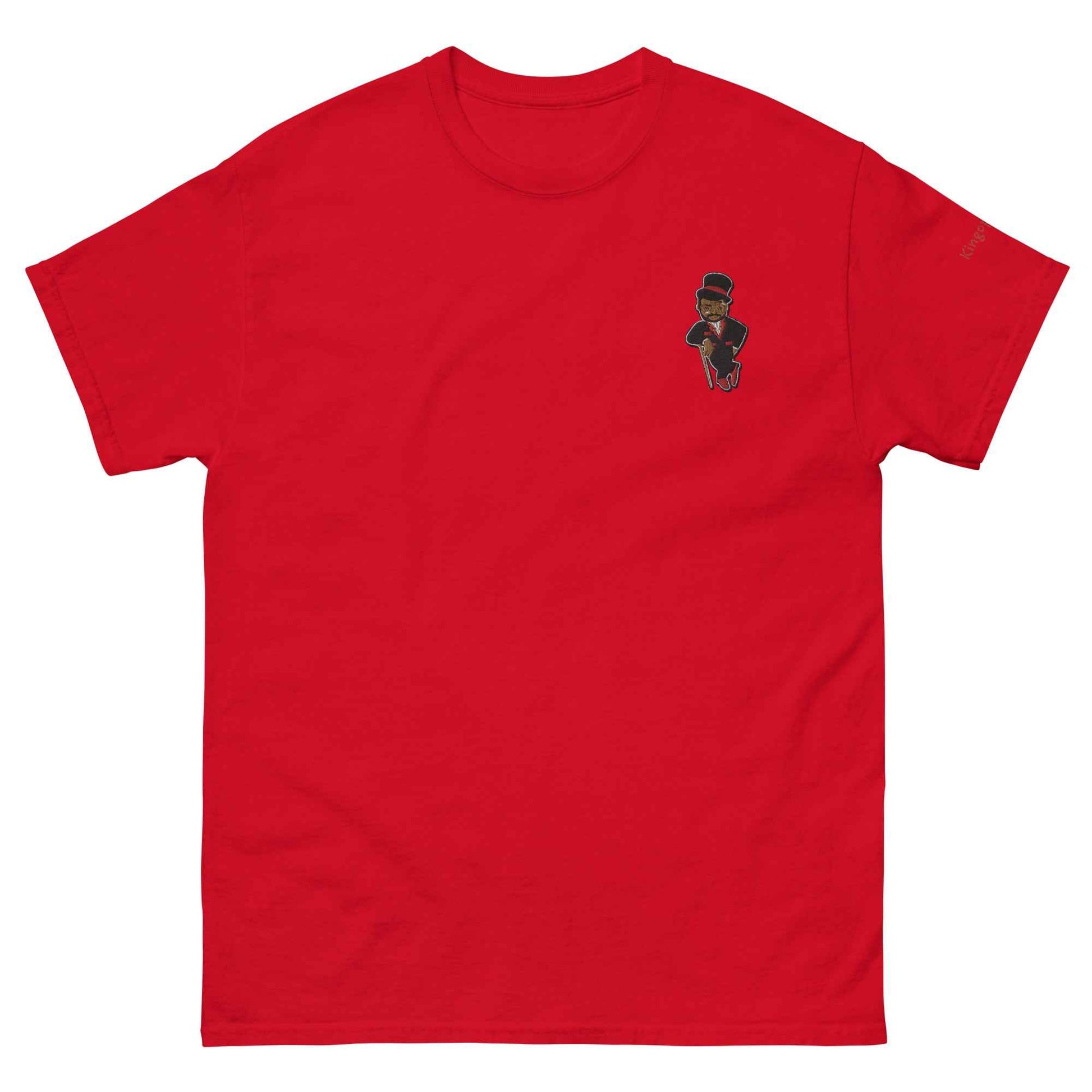 Red KingOpoly Embroidery Tee
