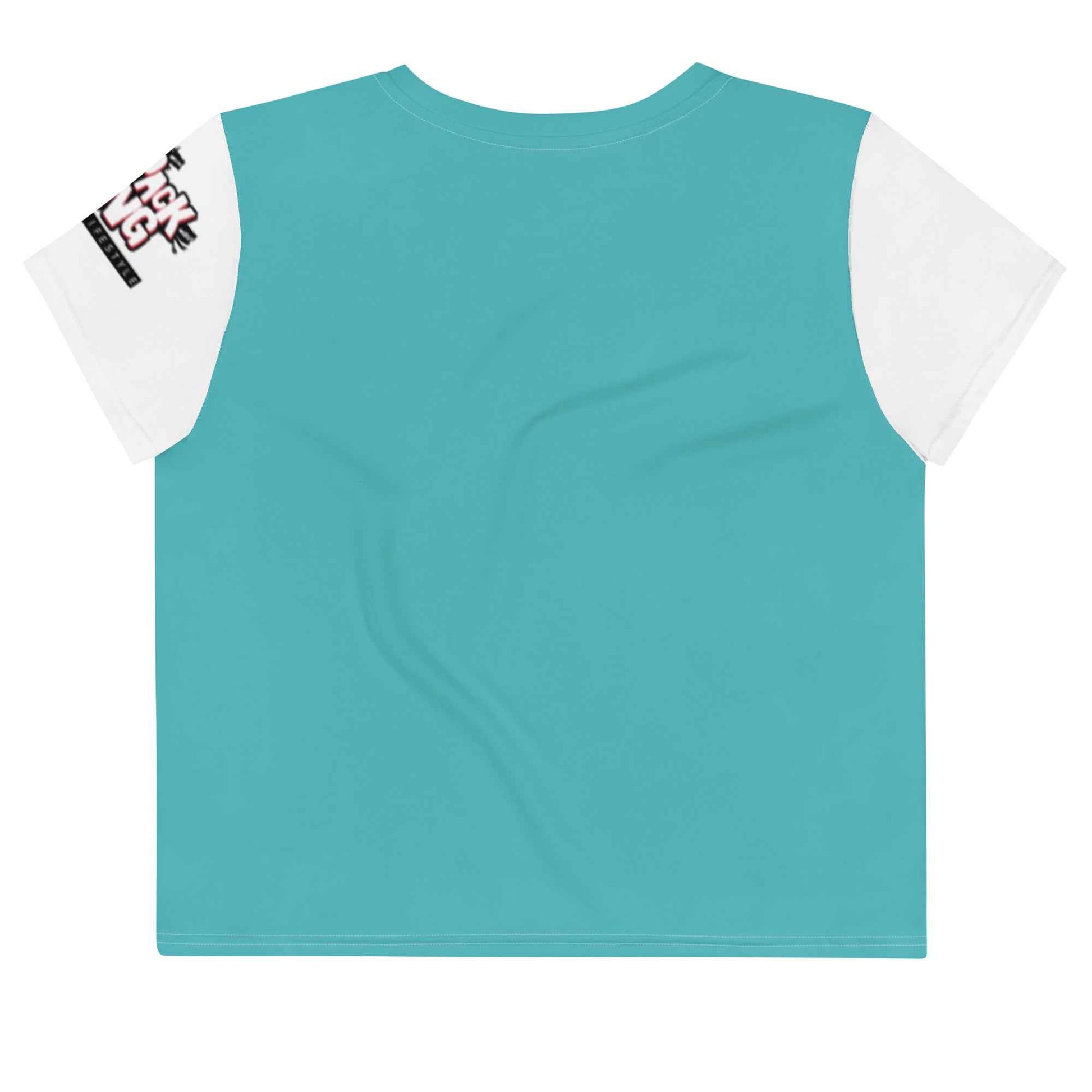Teal Crop Tee